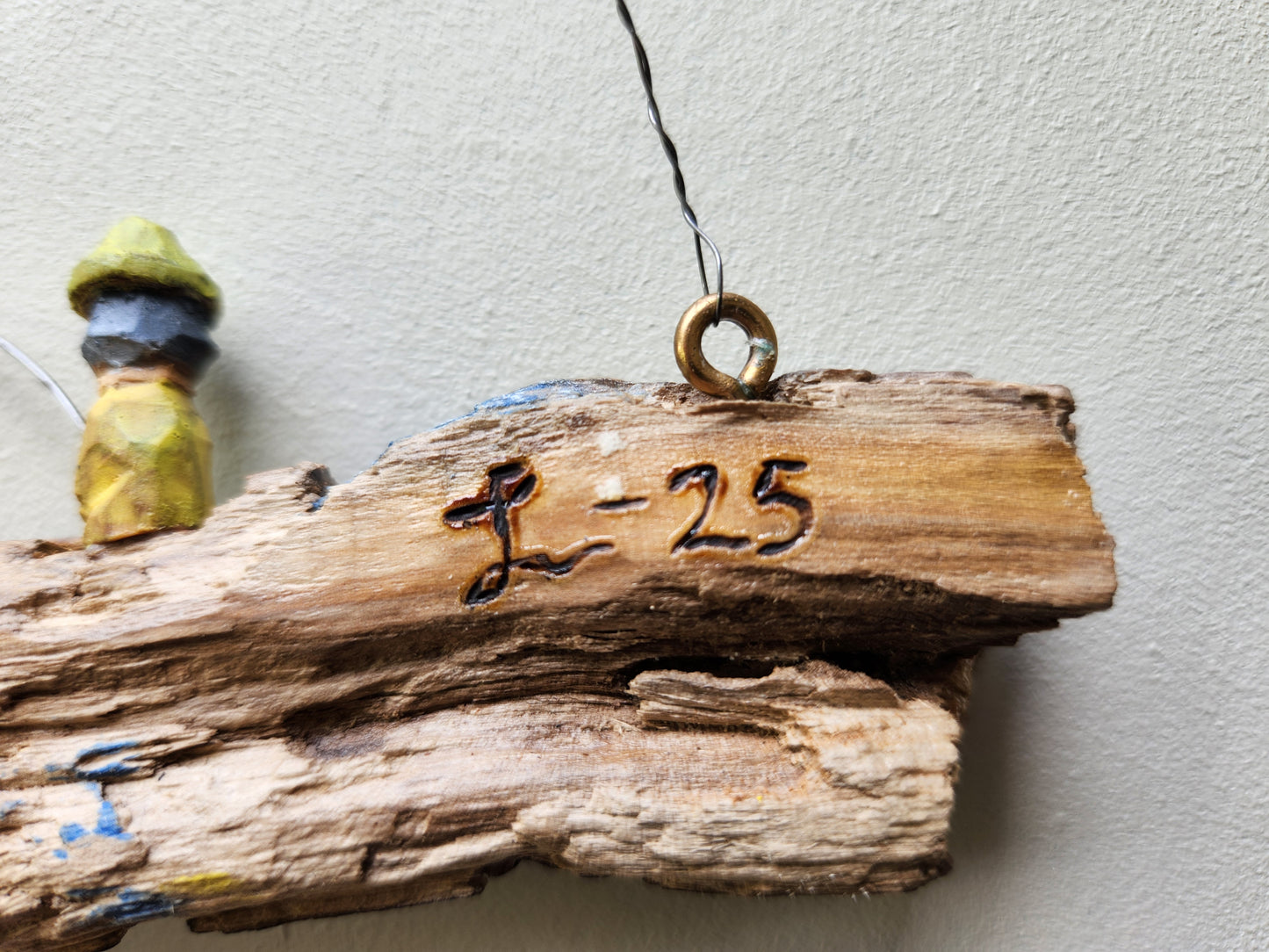 Handcarved Fisherman & Seagull – Nordic Wall Decor