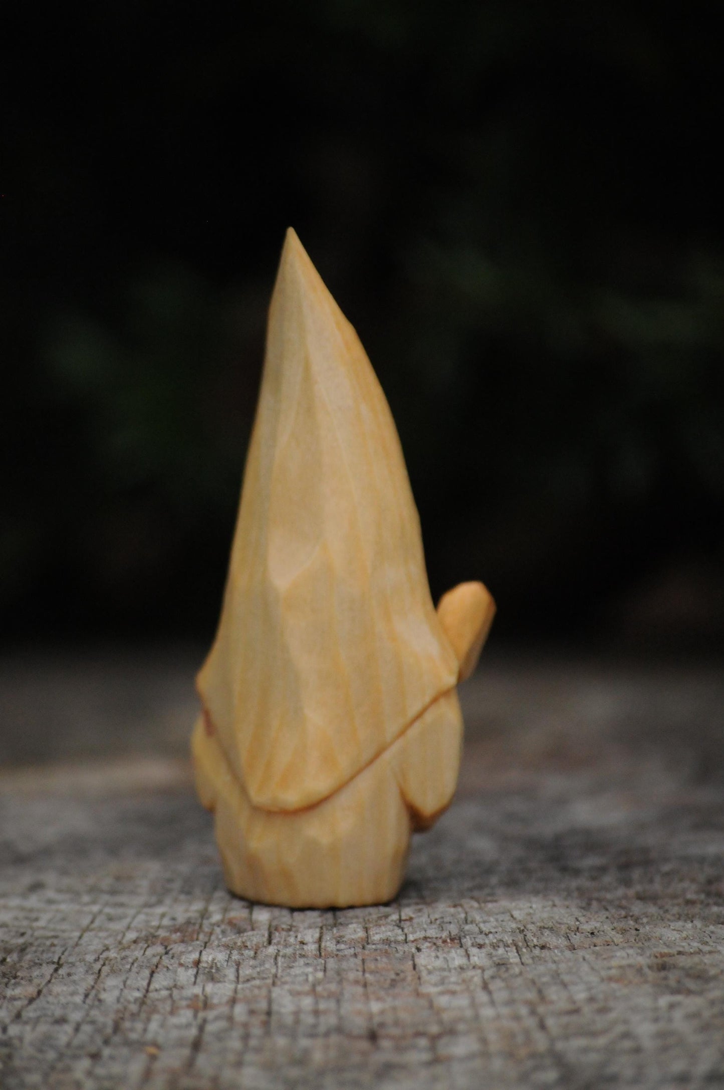 Hand-Carved Swedish Nisse with Spoon – Numbered & Certified Folk Art Gnome