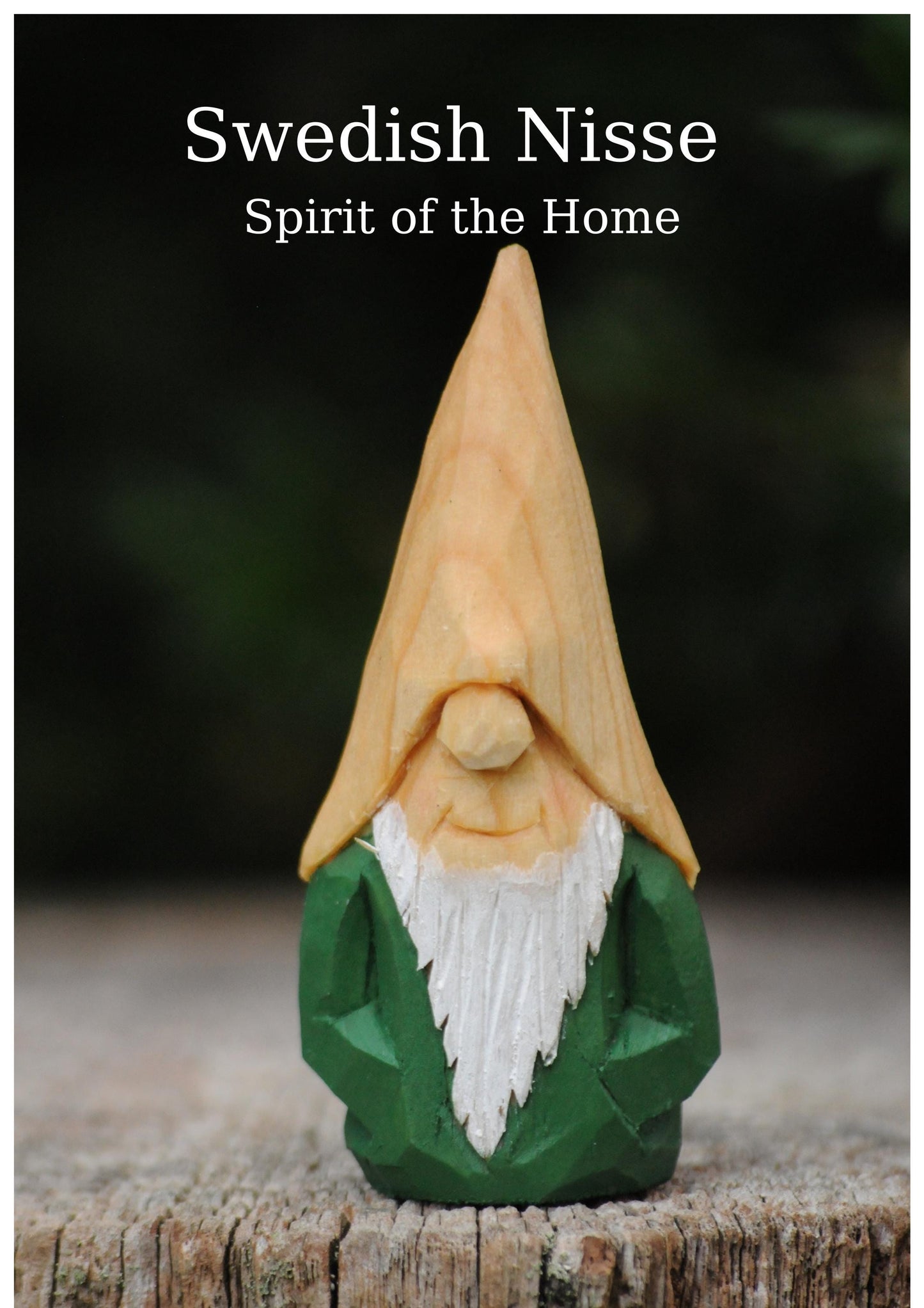 Nordic Farmnisse – Handmade Wooden Gnome | Numbered & Certified