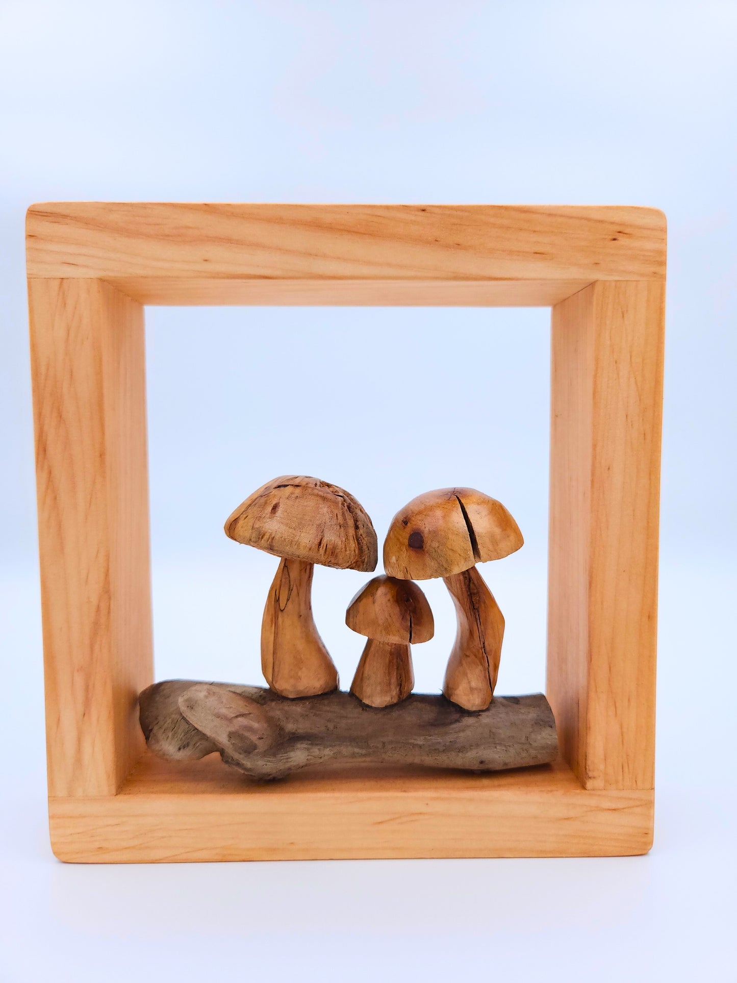 Driftwood Mushroom Wall Art – Under the Wings