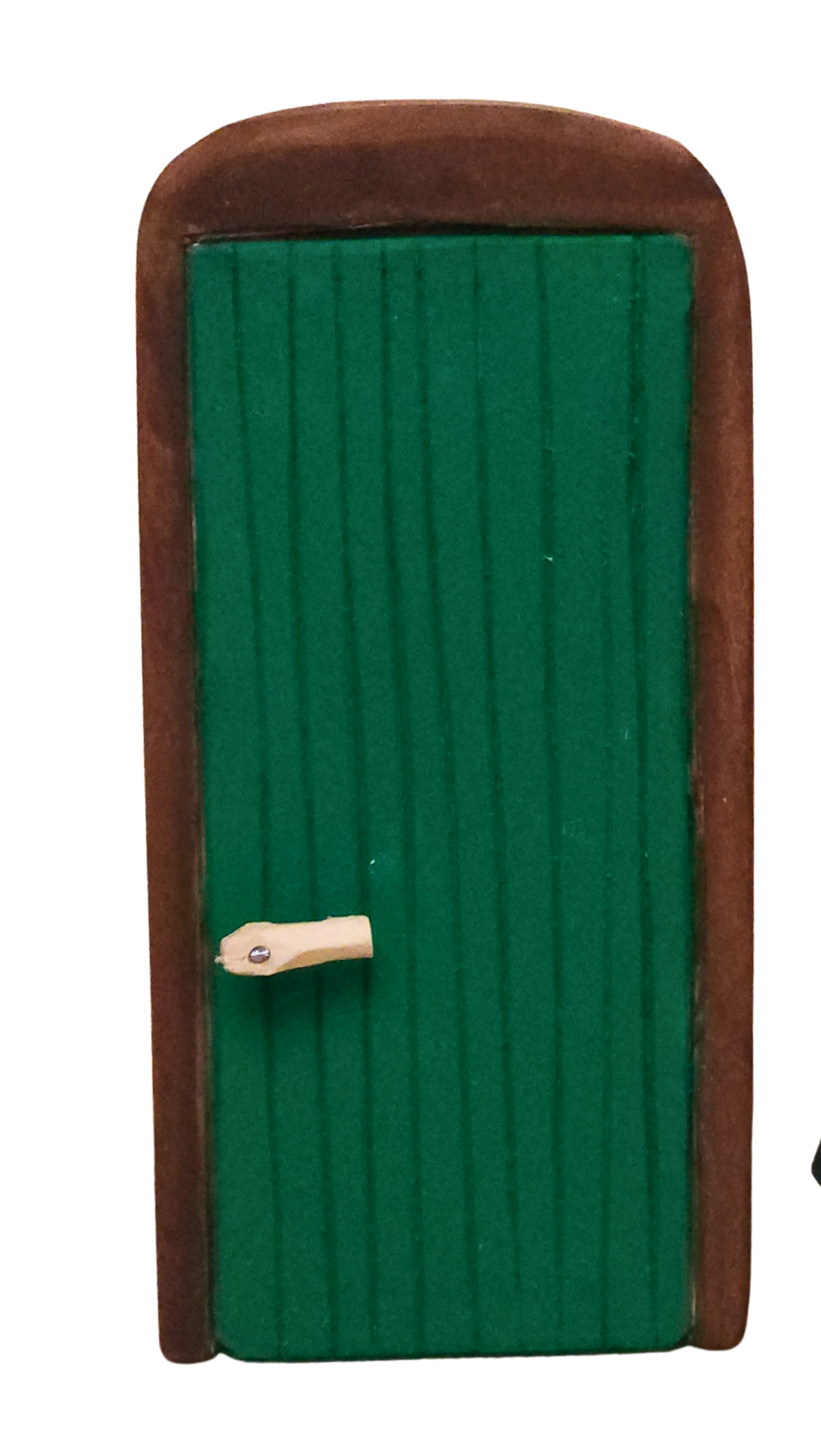 Gift idea – Handmade Nisse door (Elf door, Wichteltür), Scandinavian wooden miniature decoration, perfect for creating elf landscapes, DIY Wichtelwelt and Christmas folklore decor.
